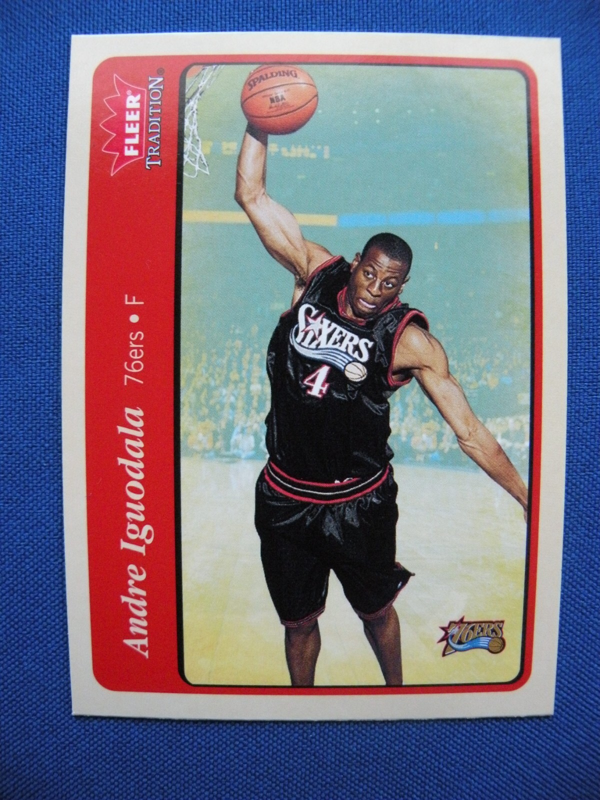 2004/05 Fleer Tradition Basketball Rookie Andre Iguodala Philadelphia 76ers #229