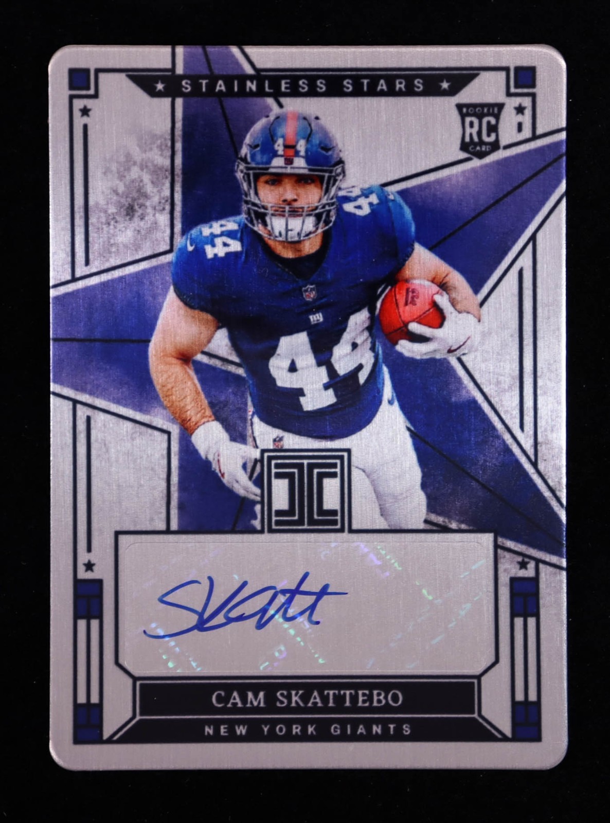 CAM SKATTEBO 2025 Panini Impeccable Stainless Stars Auto (GIANTS) #1 of 99 🔥🔥