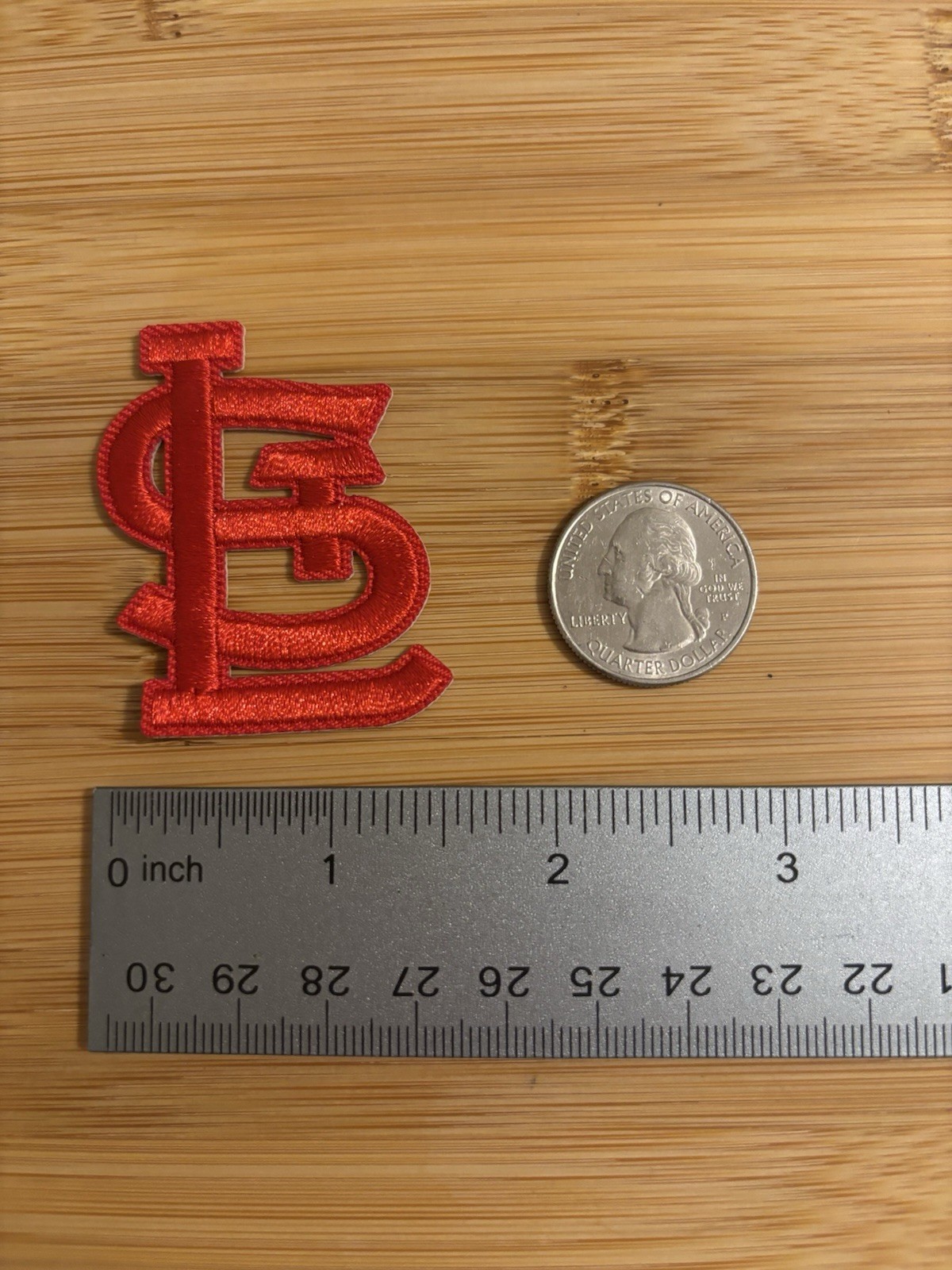 New St. Louis Cardinals Small 2″ Embroidered Iron On Patch Great Free Shipping