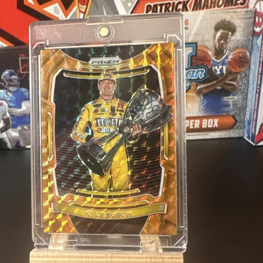 Panini 2021 Prizm Racing Kyle Busch Joe Gibbs Racing Gold Prizm #11 NASCAR