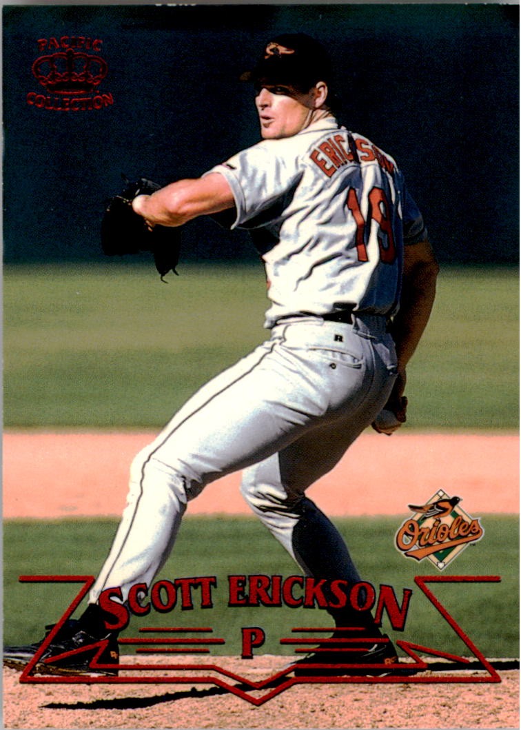 1998 Pacific Red Threatt #24 Scott Erickson – BB