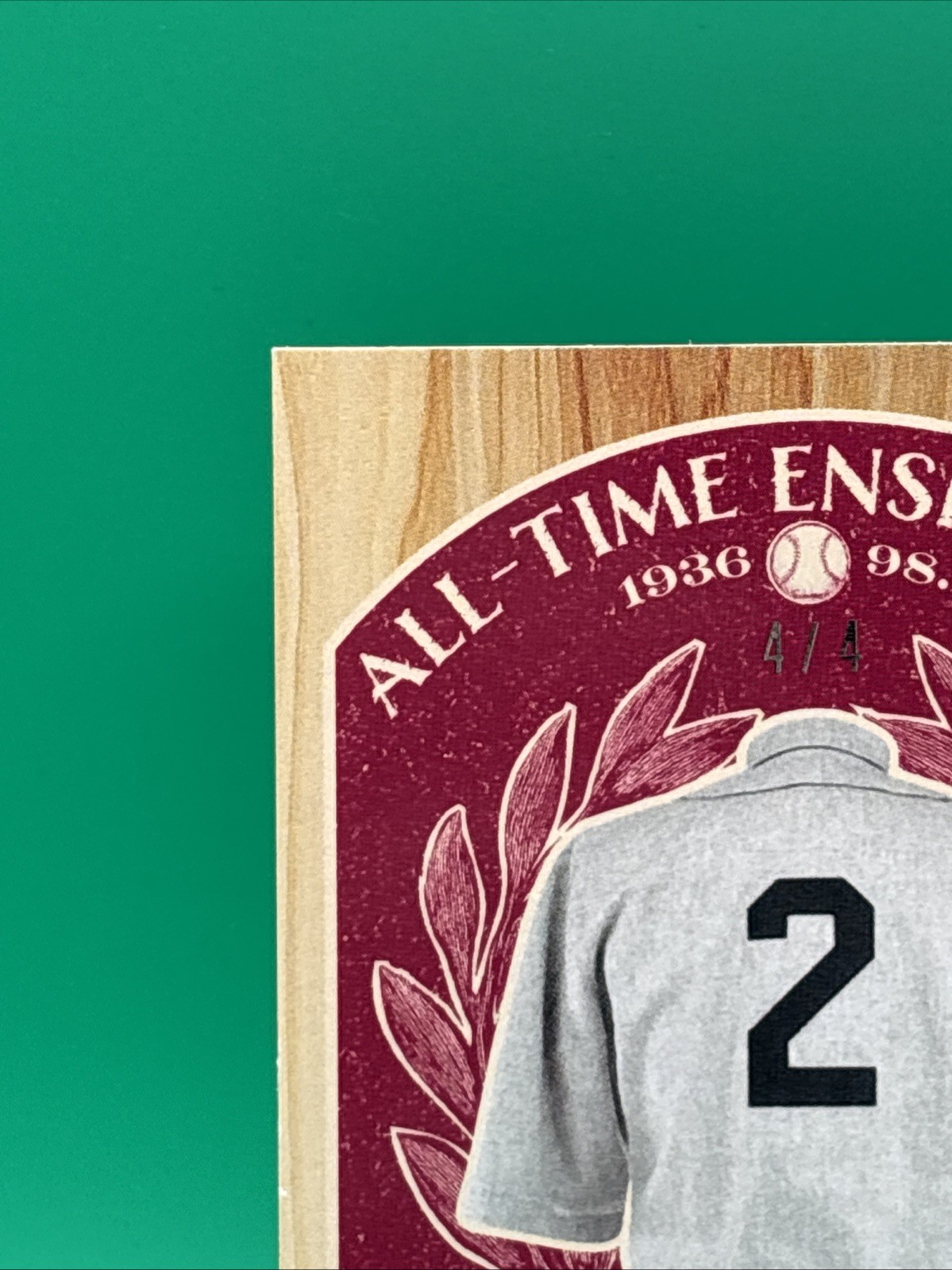 2025 Leaf Lumber Baseball All Time Enshrined Ty Cobb Game Used Bat Relic 4/4