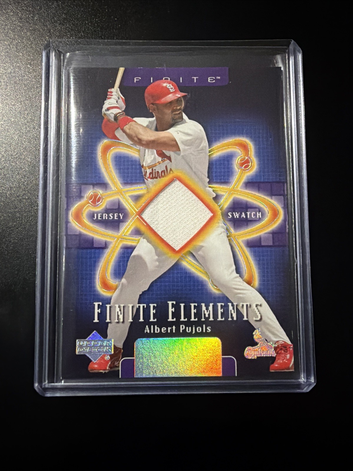2003 Upper Deck Finite – Finite Elements Jersey Albert Pujols #FE-AL (MEM)