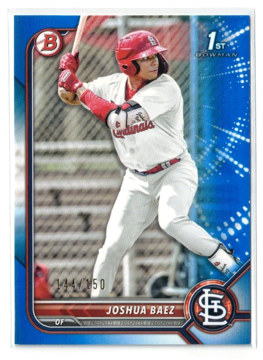 2022 1st Bowman Paper BLUE RC Joshua Baez #BP-112! Cardinals! Rookie /150