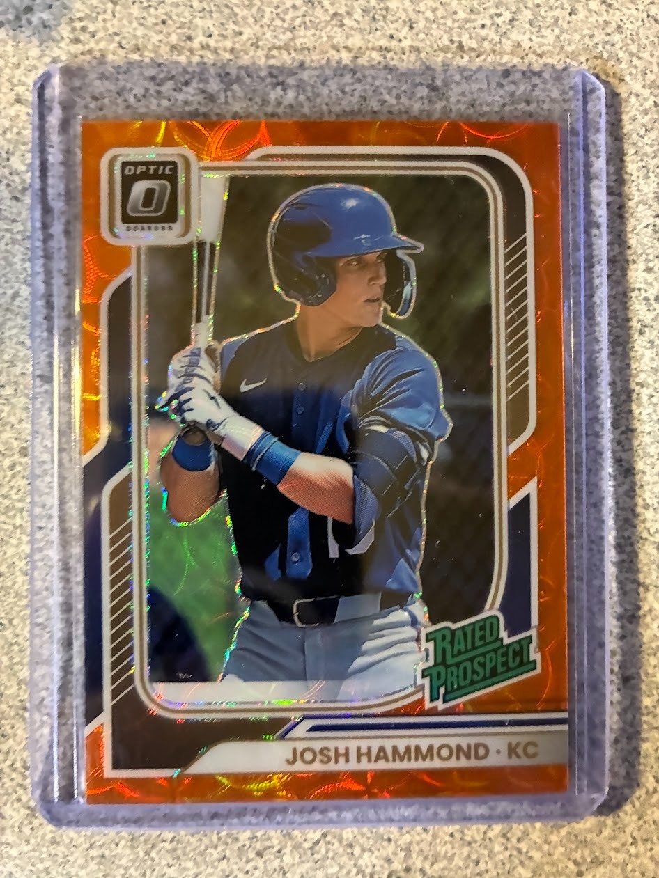 2026 Panini Donruss Baseball Josh Hammond #121 Optic Orange Scope Prizm SSP /79