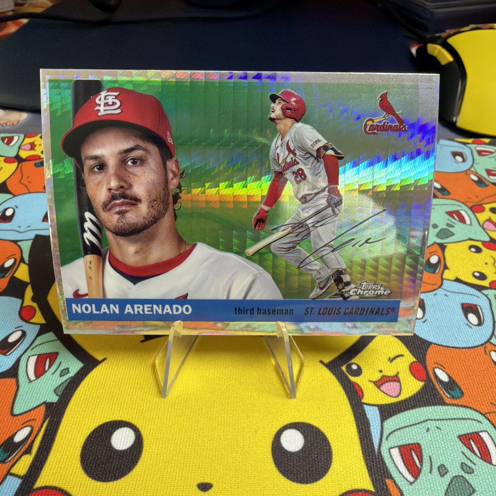 2025 Topps Chrome Platinum PRISM Refractor #147 Nolan Arenado, St. Louis Cardina