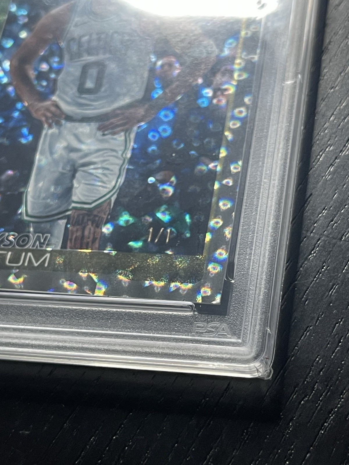 2025-26 Topps Flagship Jayson Tatum Platinum Crackleboard Foil 1/1 #1 – Celtics