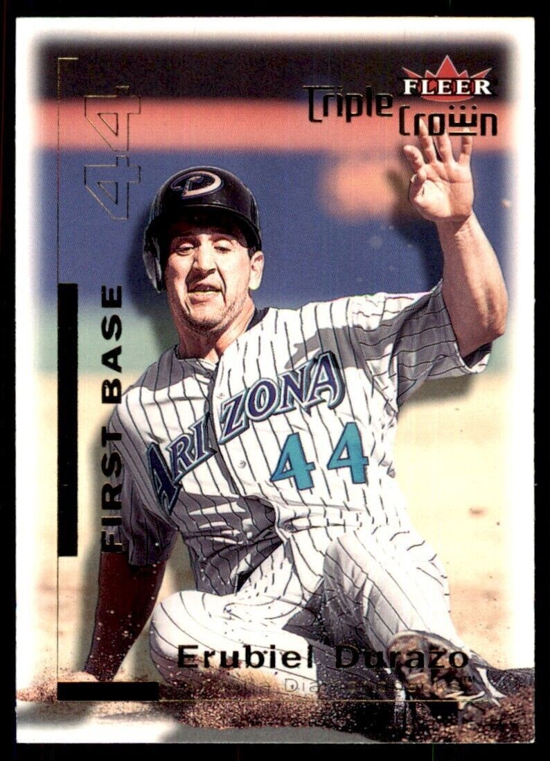 2001 Fleer Triple Crown Erubiel Durazo Arizona Diamondbacks #102