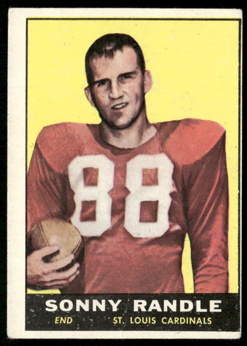 Sonny Randle 1961 Topps #118 RC St. Louis Cardinals VG Creases