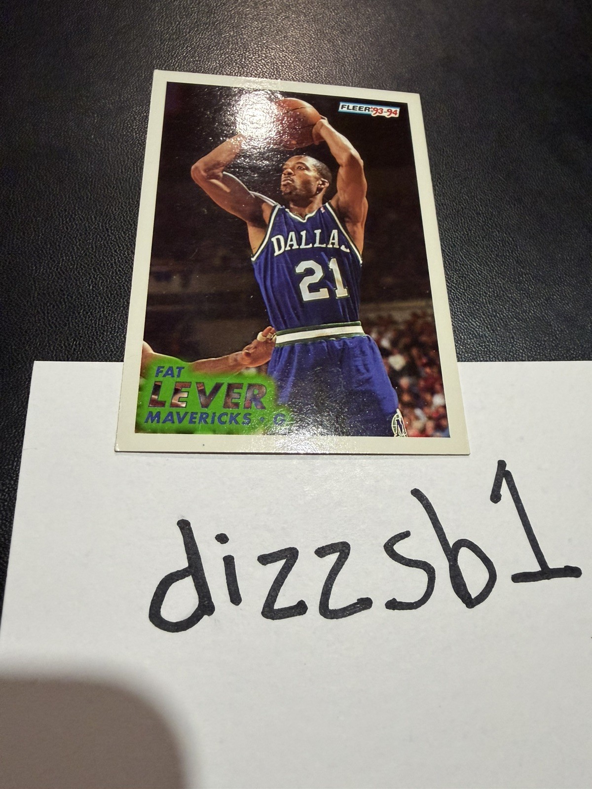 1993-94 Fleer – #273 Fat Lever Dallas Mavericks