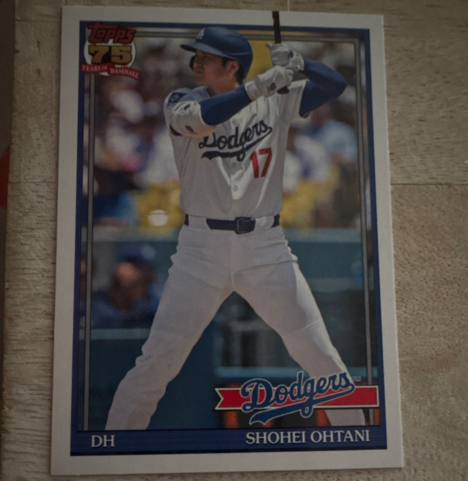 2026 Topps Series 2 Shohei Ohtani 1991 Topps Insert #91B2-1 Dodgers MVP