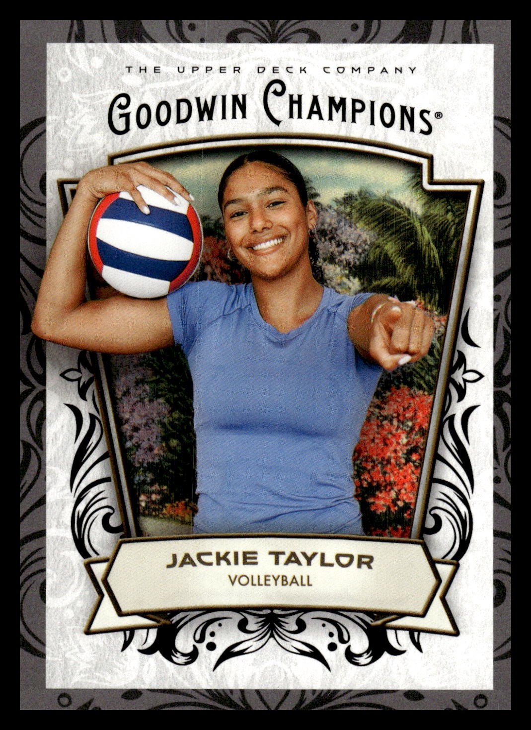 2026 UD Goodwin Champions Black Glossy 47 Jackie Taylor, Volleyball