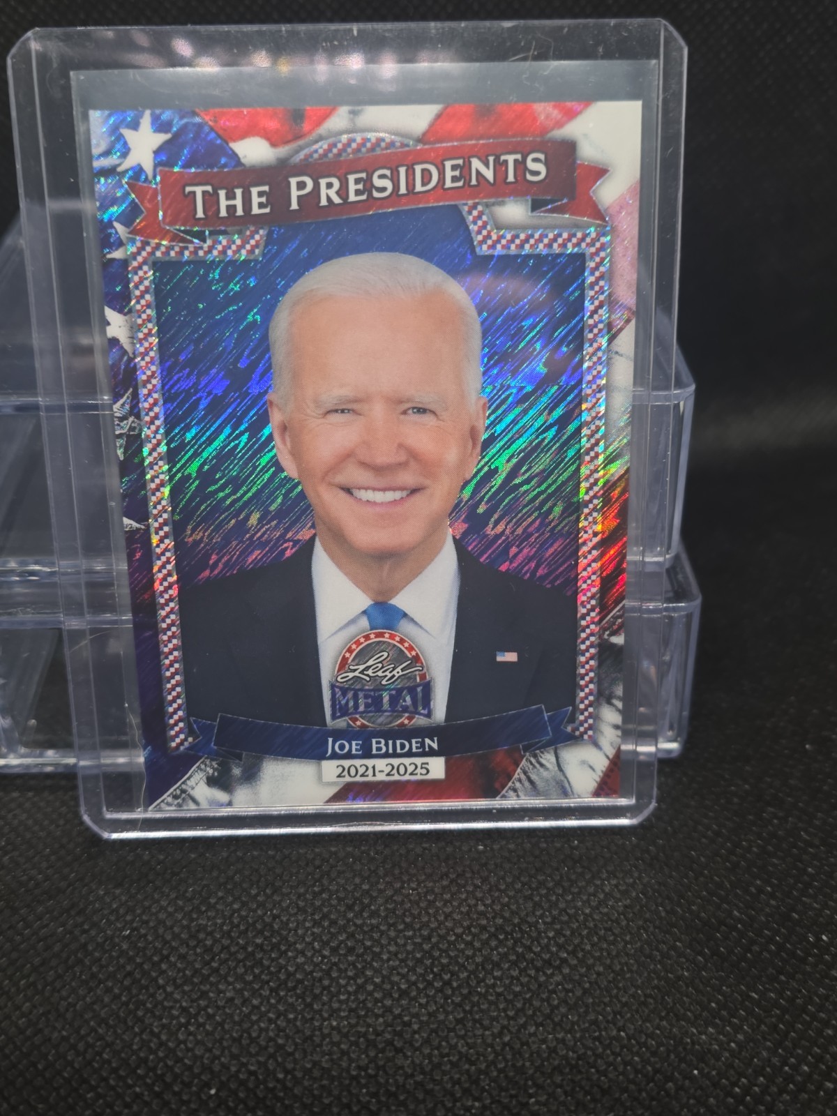 2025 Leaf Metal President’s Day Joe Biden 3/3 Multicolor Shimmer