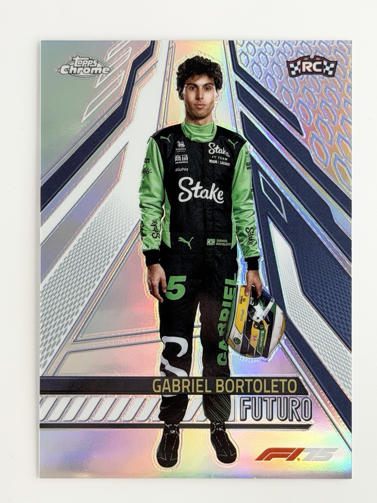 2025 Topps Chrome F1 Gabriel Bortoleto RC Futuro SP Case Hit