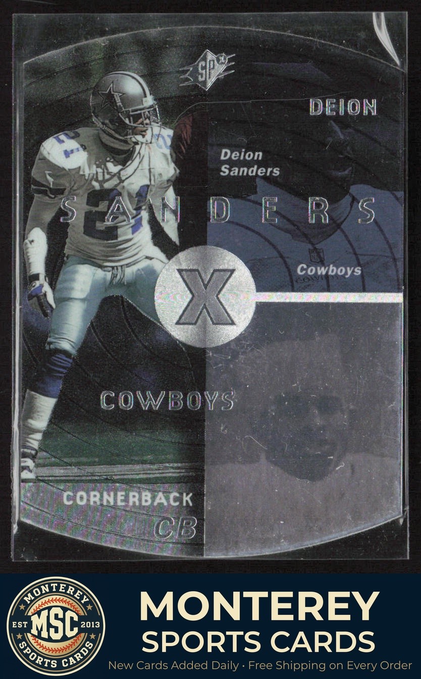Deion Sanders 1998 SPx Silver #13 Dallas Cowboys