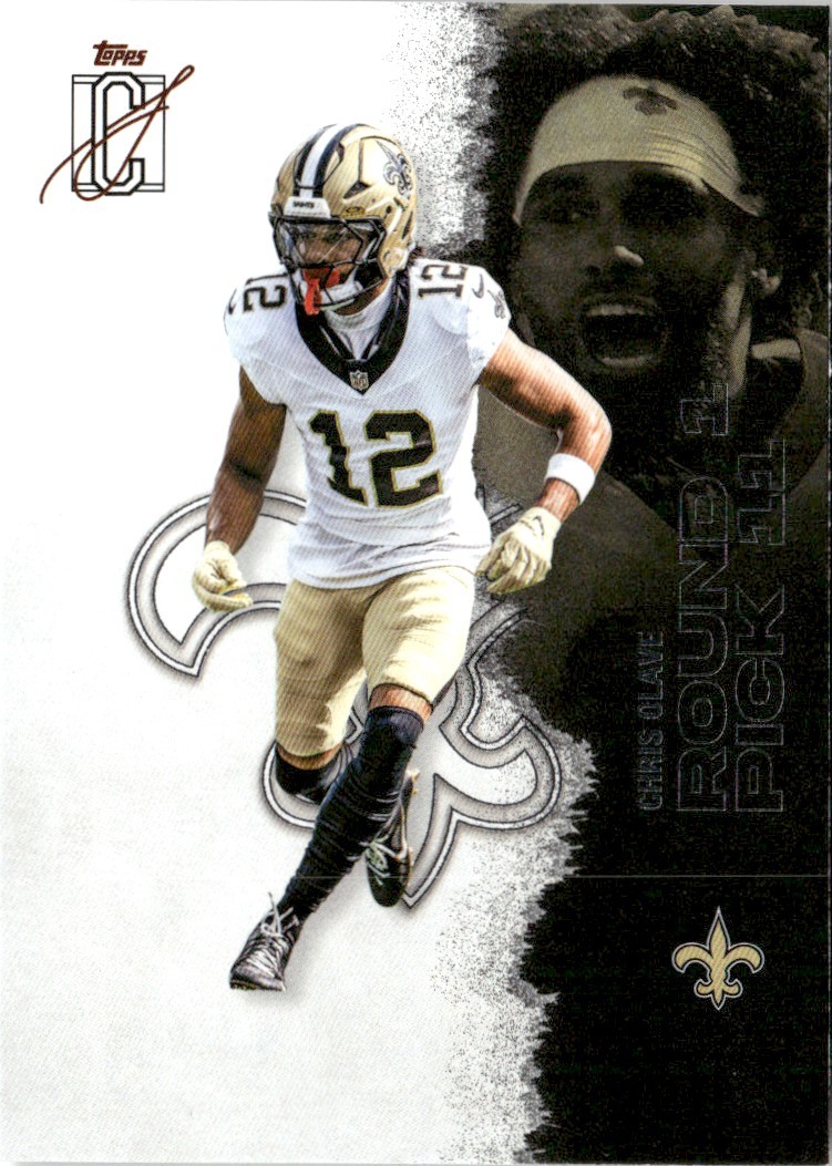 2025 Topps Signature Class Common Chris Olave New Orleans Saints #39