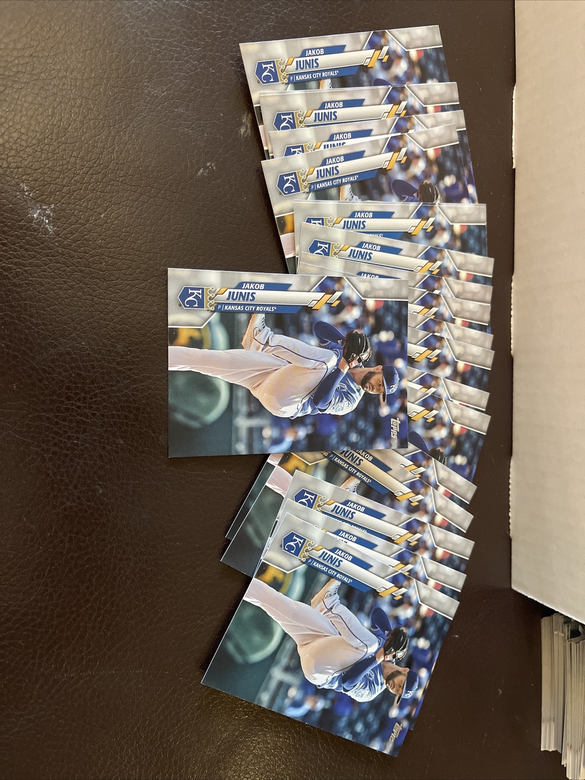 Lot Of 20 2020 Topps Series 2 Base #683 Jakob Junis – Kansas City Royals BULK