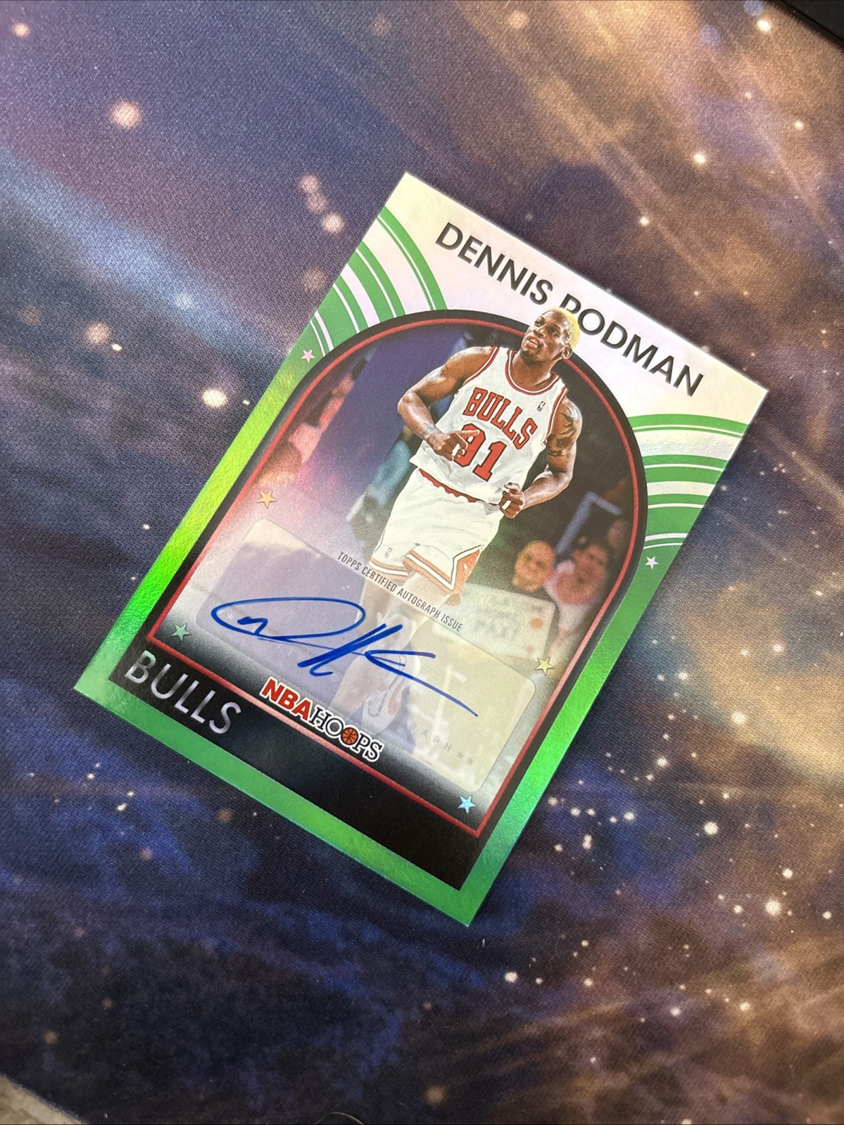 Topps 2025-26 Hoops 1989 Signatures Dennis Rodman Auto Bulls #89S-DRO