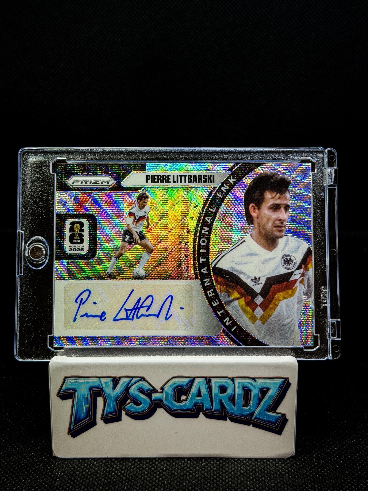 PIERRE LITTBARSKI 2026 Prizm World Cup International Ink Wave Prizm Auto Germany