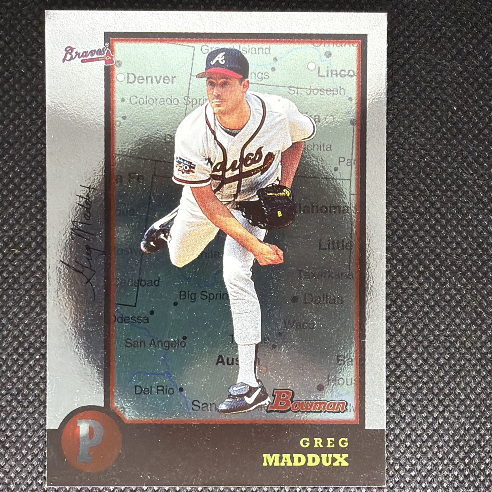1998 Bowman Chrome – Greg Maddux #16 International 0620C