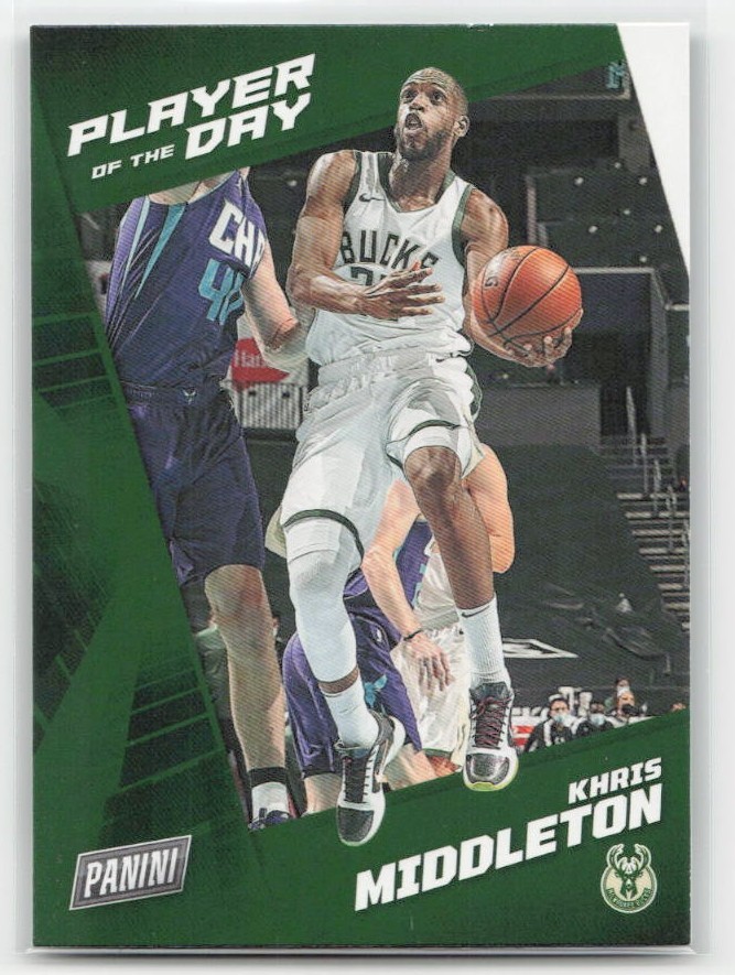 2021-22 Panini NBA Player of the Day #30 Khris Middleton