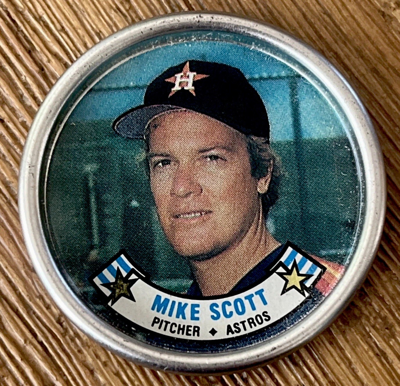 1988 Topps Baseball Coin Mike Scott #54 Houston Astros MLB Pitcher Vintage