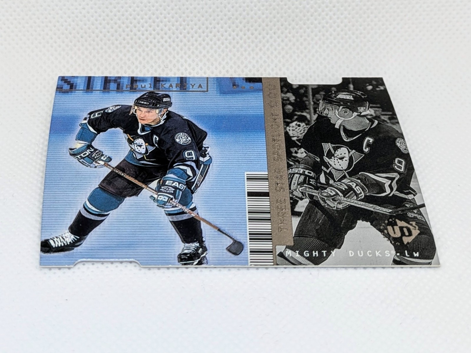 PAUL KARIYA 1998-99 Upper Deck UD3 DIE CUTS #94 TF- Anaheim Ducks #0309/1000 HOF