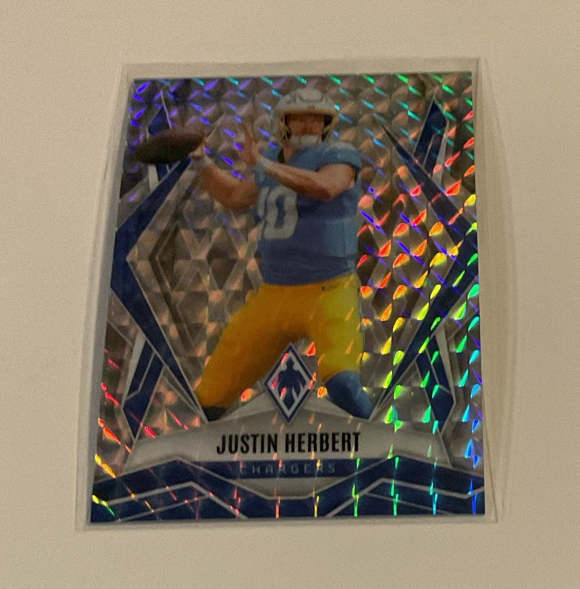 Panini 2025 Phoenix Justin Herbert #58 Los Angeles Chargers Silver Parallel