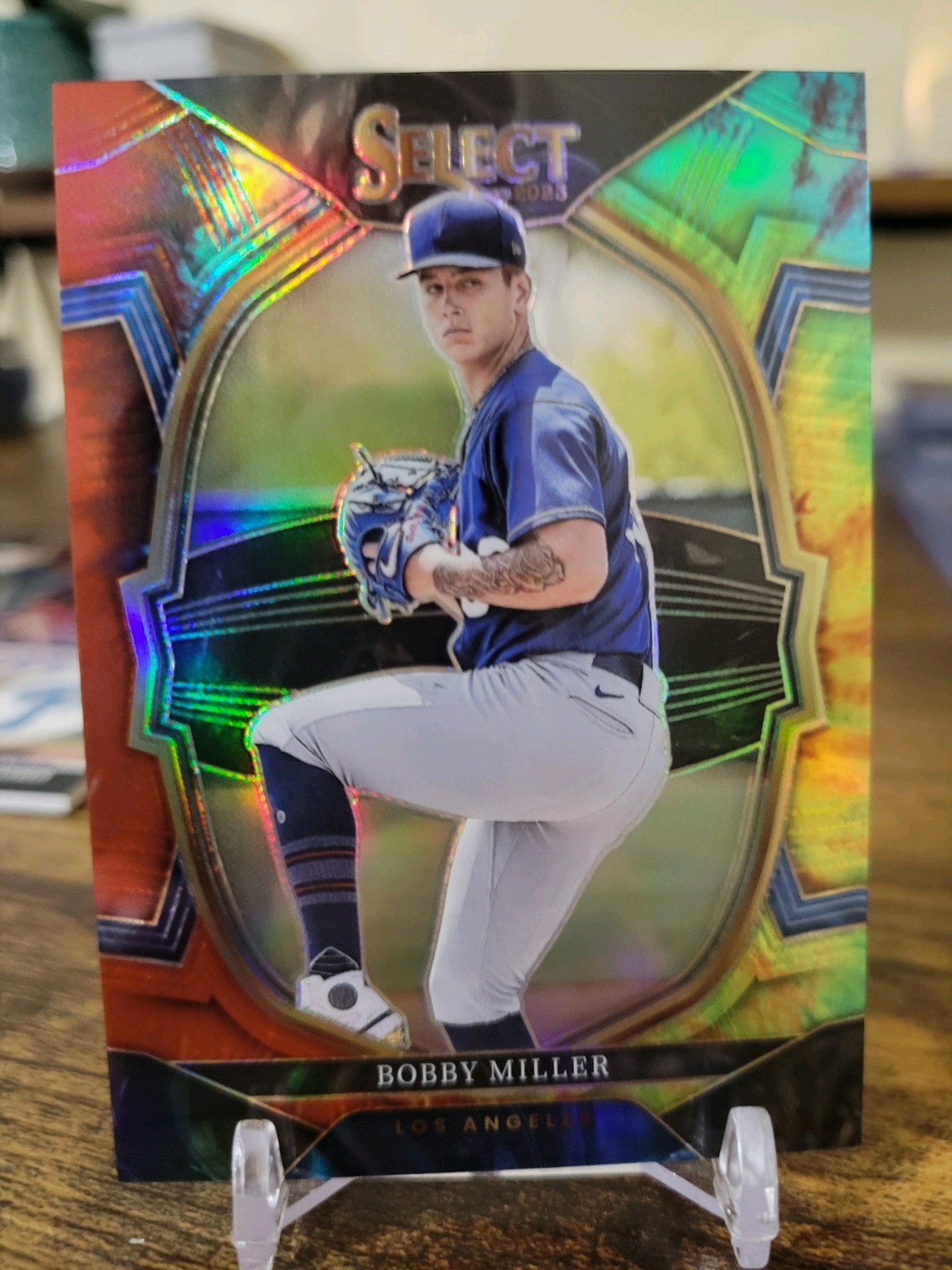 2023 Select Bobby Miller LOS ANGELES DODGERS RC- Tie-Dye Prizm 🌈 SSP /25 🔥🔥🔥