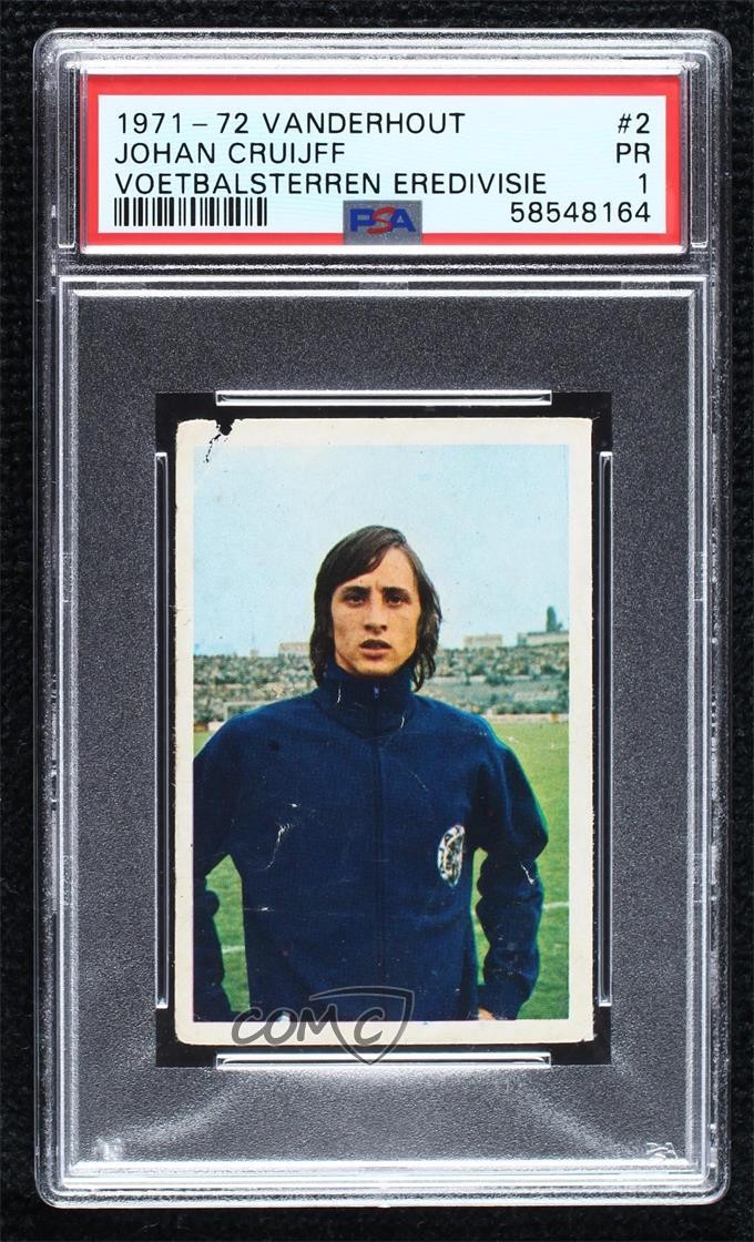 1971 Voetbalsterren Eredivisie Johan Cruyff (Name Misspelled as Cruijff) #2 9l4