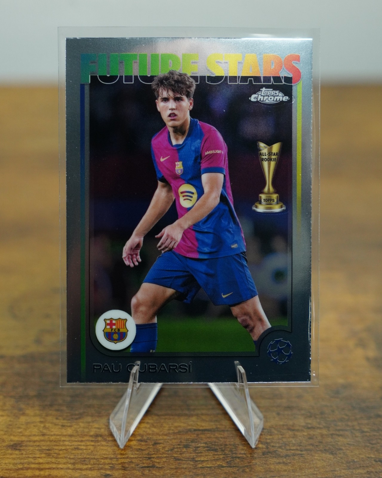 Pau Cubarsi 2024-25 Topps Chrome Future Stars FC Barcelona Rookie Insert