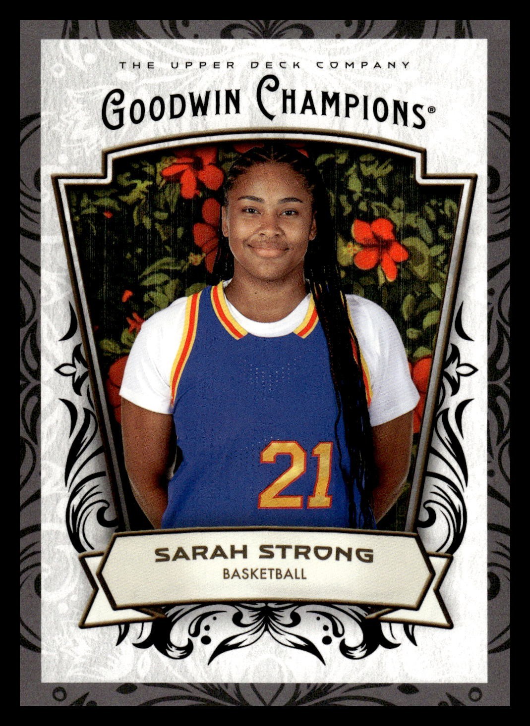 2026 UD Goodwin Champions Black Glossy 19 Sarah Strong, Basketball