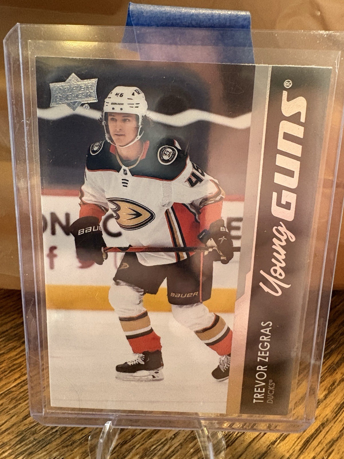 2021-22 Upper Deck Trevor Zegras Young Guns #232 Rookie RC SP Anaheim Ducks NHL