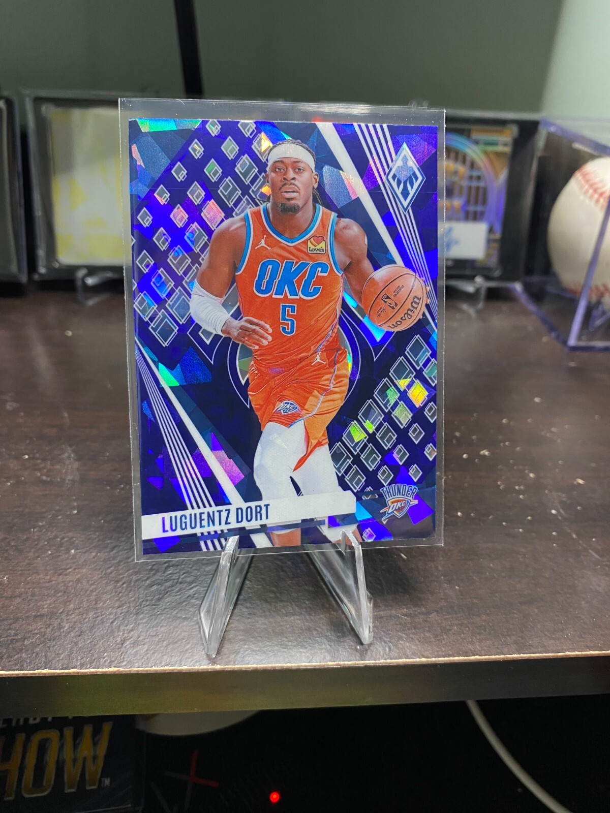 2023-24 Panini Phoenix – Luguentz Dort #139 Blue Ice