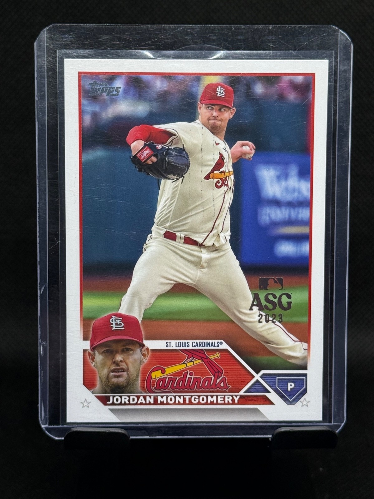 2023 Topps Series 1 – All Star Game Stamp – #32 Jordan Montgomery – Cardinals