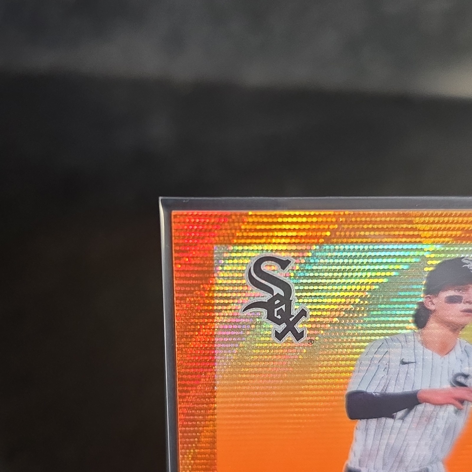 2025 Topps Chrome #252 Brooks Baldwin RC Orange Refractor 14/25 White Sox