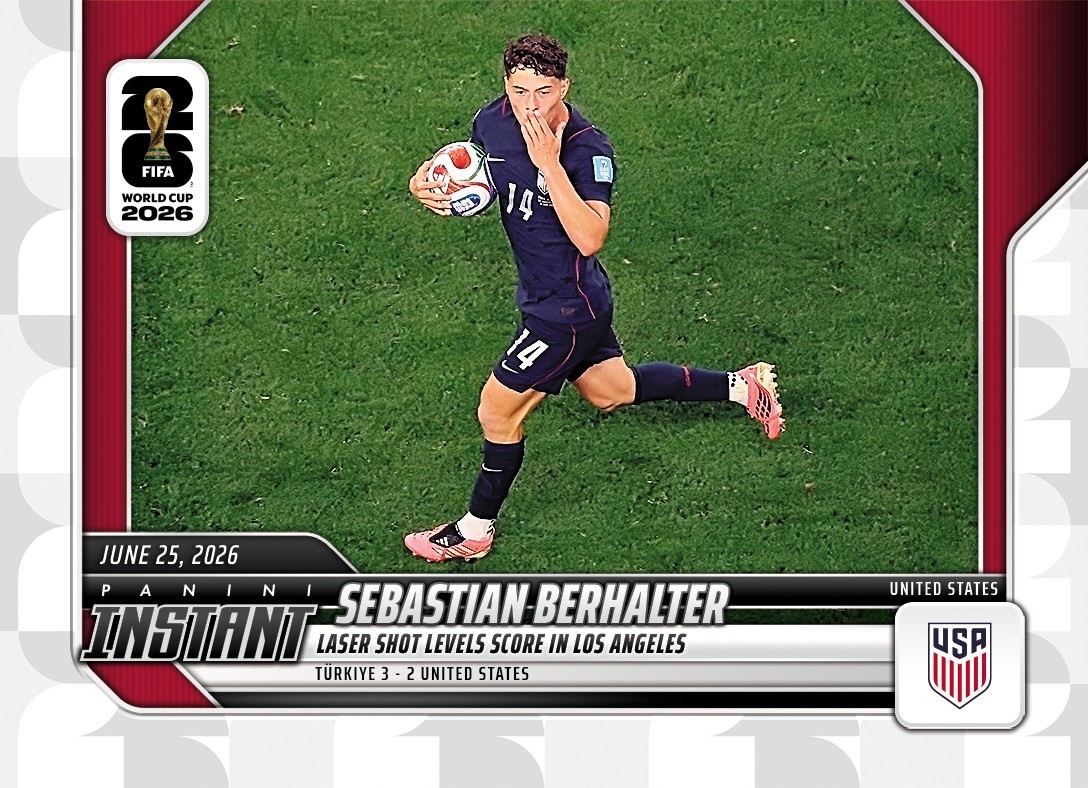 2026 Panini Instant FIFA World Cup 137 Sebastian Berhalter United States PRESALE