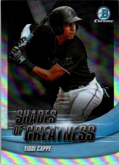 2022 Bowman Chrome Shades of Greatness Yiddi Cappe #SG-26 Miami Marlins