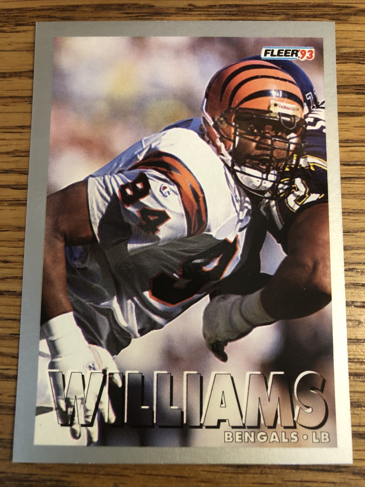 Alfred Williams 1993 Fleer Bengals Card #167 *6100*
