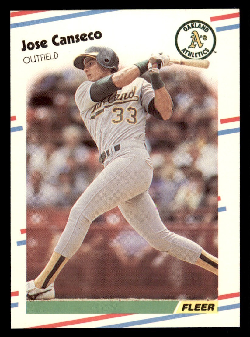 1988 Fleer Glossy #276 Jose Canseco