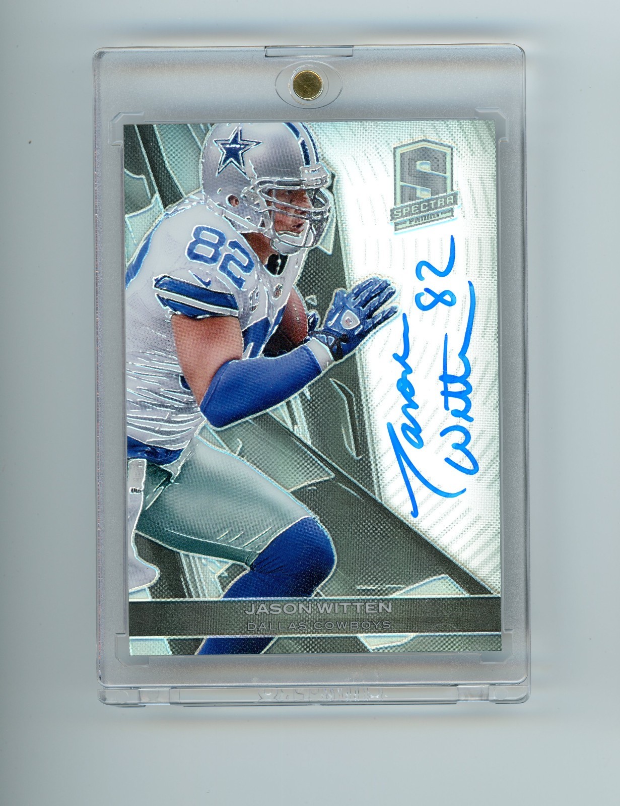 2013 Panini Spectra Jason Witten #10 Silver Auto /49 Dallas Cowboys