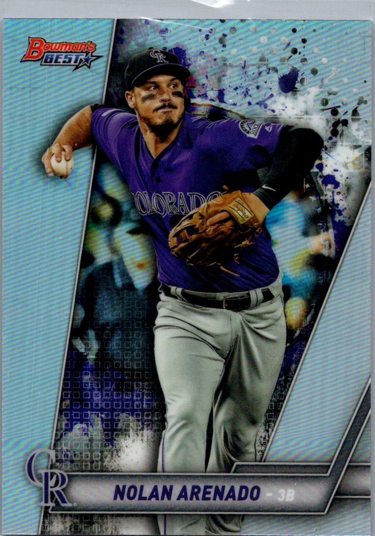 2019 Bowman’s Best Nolan Arenado Refractor Colorado Rockies #5