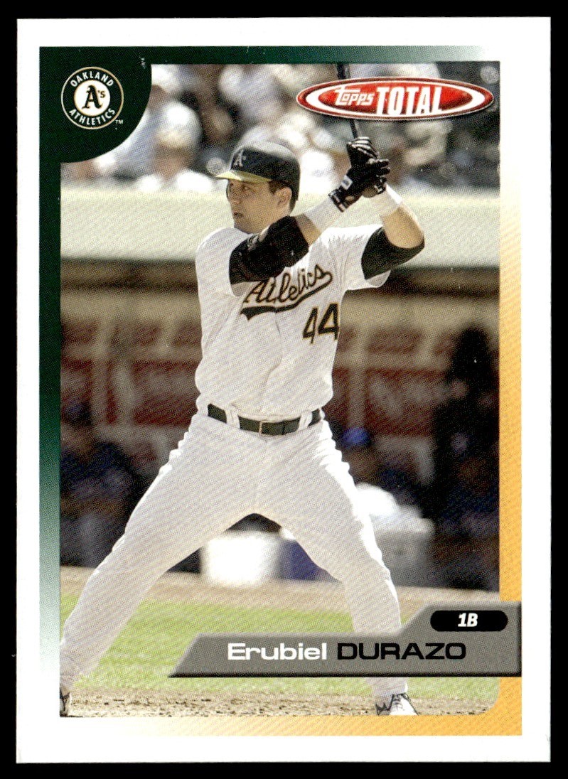2005 Topps Total Erubiel Durazo Oakland Athletics #568