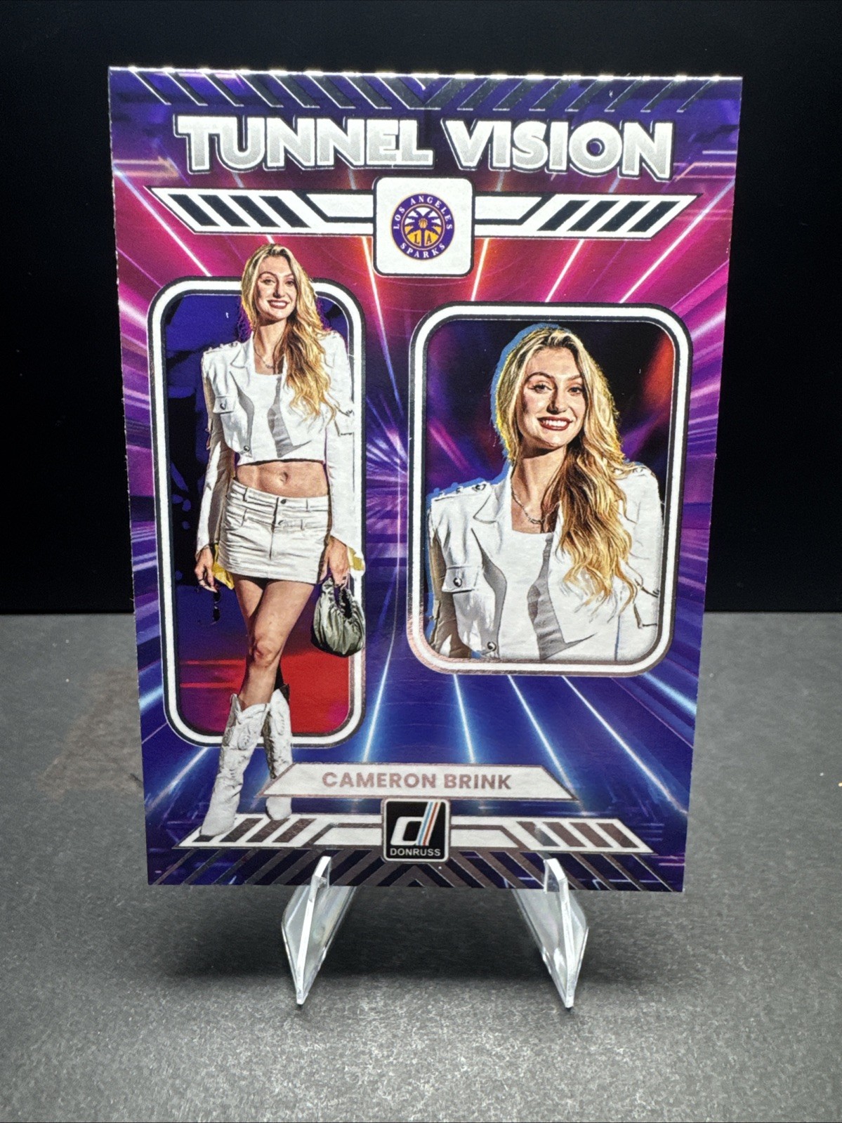 Cameron Brink 2025 Panini Donruss WNBA – Tunnel Vision #8 LA Sparks