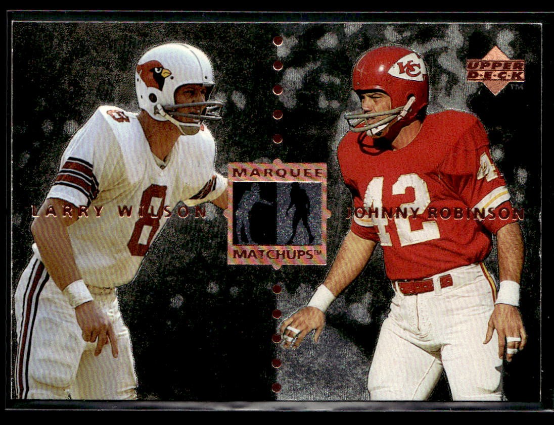 1997 Upper Deck Legends #MM22 Johnny Robinson / Larry Wilson Marquee Matchups