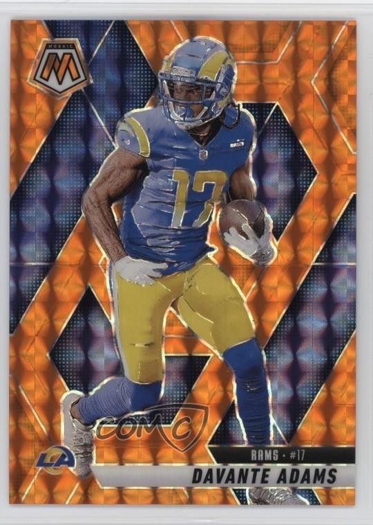 2025 Panini Mosaic Orange Mosaic Prizm 74/199 Davante Adams #38 0o4t