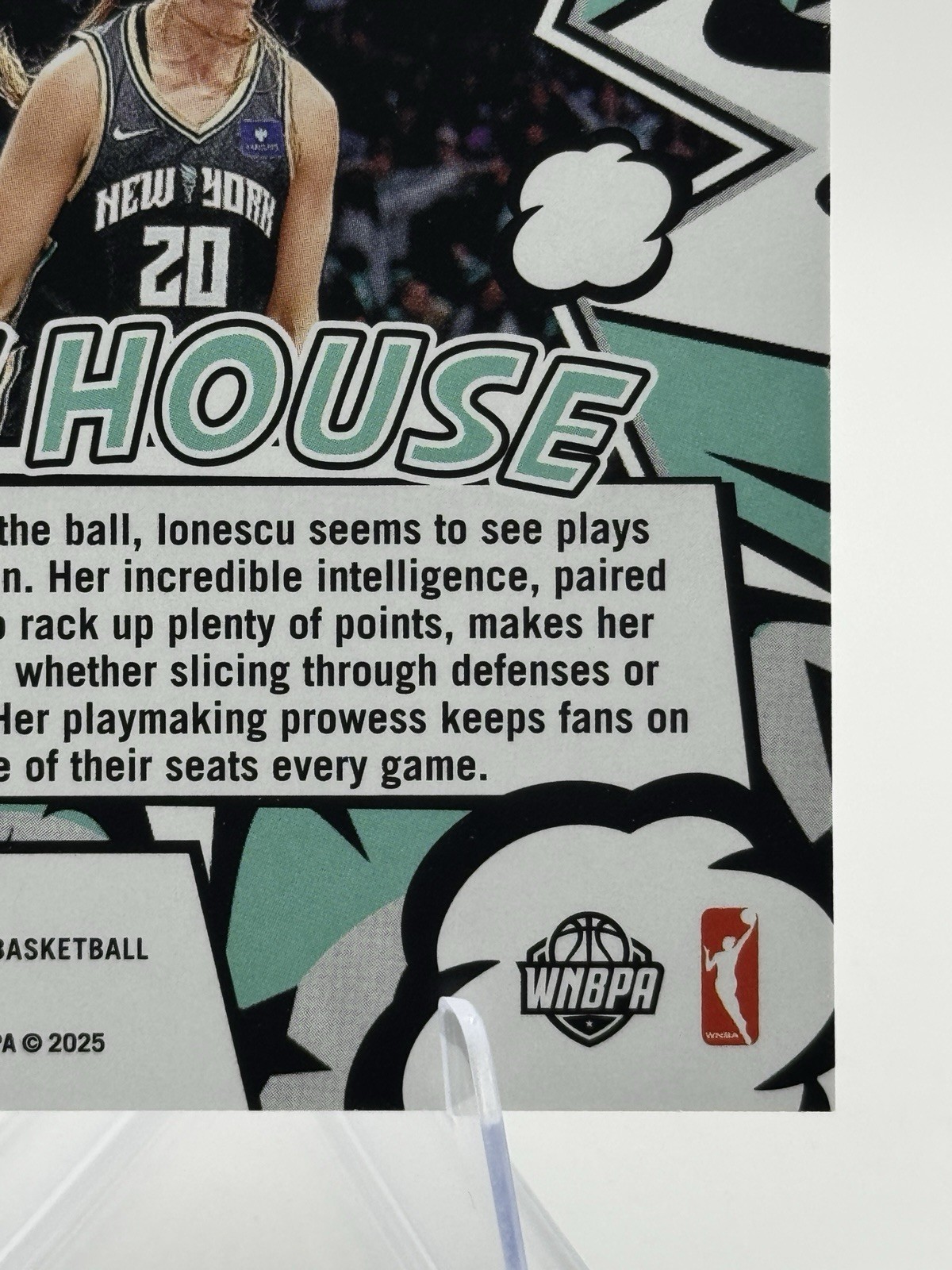 🏠 2025 WNBA Panini Donruss – Sabrina Ionescu #1 My House – New York Liberty