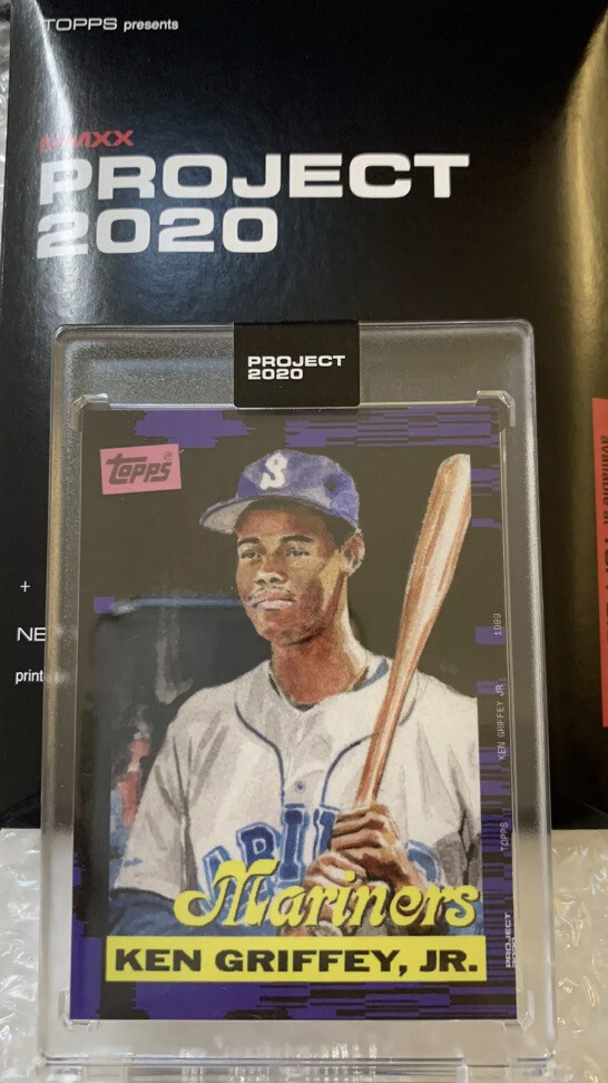 PROJECT 2020 1989 Topps Traded #66 Ken Griffey Jr. By Rochester PR: 9,356 w/ box