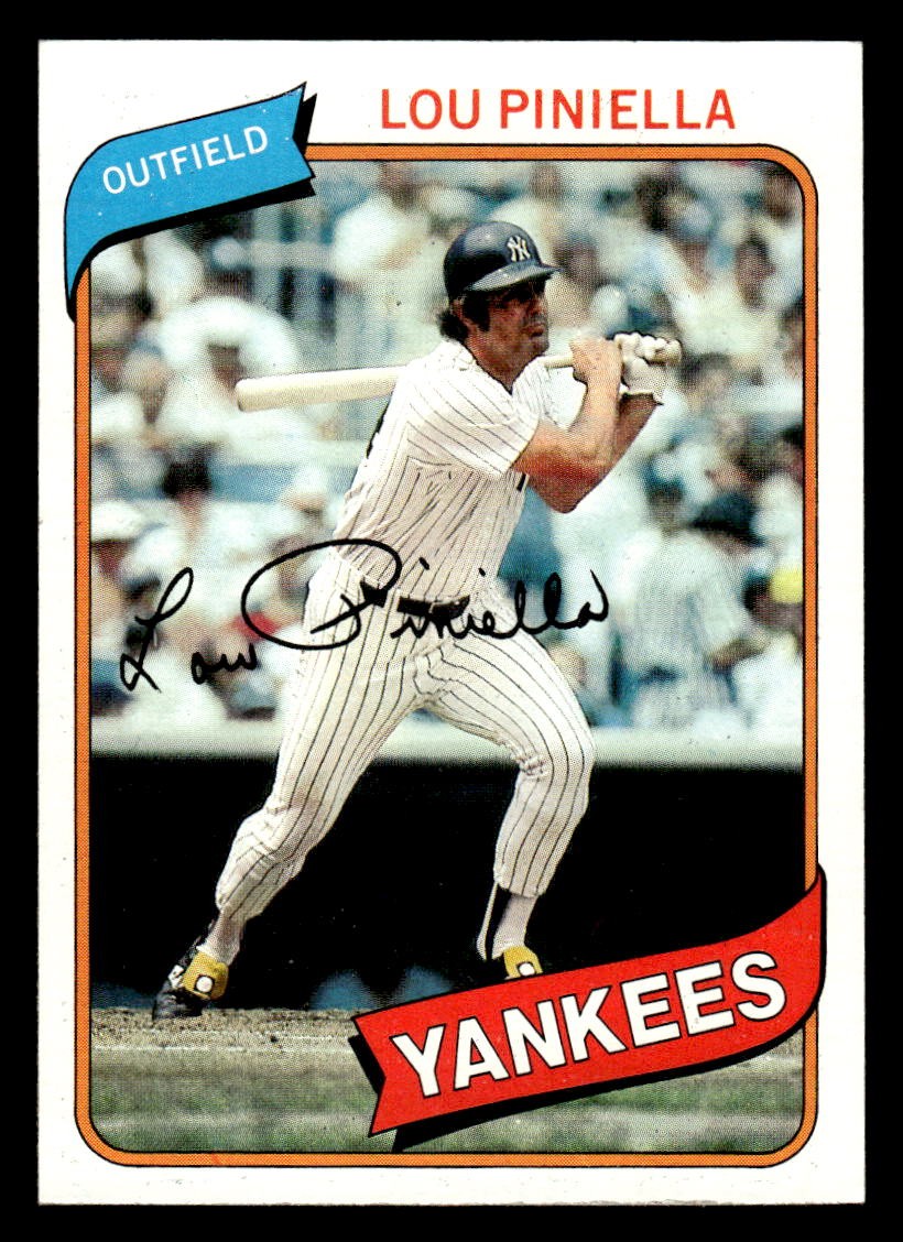 Lou Piniella 1980 Topps #225 a
