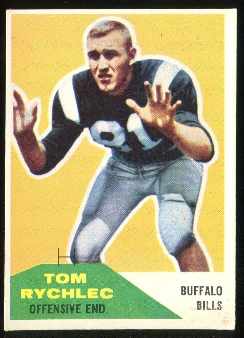 1960 Fleer #85 Tom Rychlec Buffalo Bills – Rookie Card